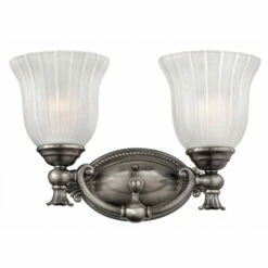 Best Sale 🥰 Hinkley Lighting Hinkley Francoise 2-Light Vanity Light In Polished Antique Nickel ✔️