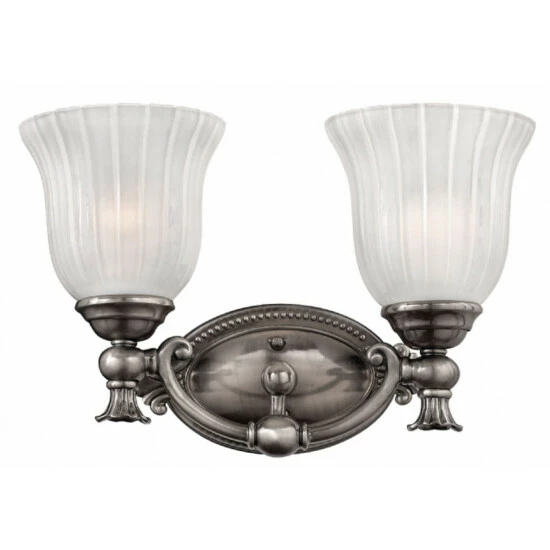 Best Sale ๐ฅฐ Hinkley Lighting Hinkley Francoise 2-Light Vanity Light In Polished Antique Nickel โ๏ธ 1 Best Sale ๐ฅฐ Hinkley Lighting Hinkley Francoise 2-Light Vanity Light In Polished Antique Nickel โ๏ธ