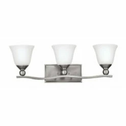 Best reviews of 😉 Hinkley Lighting Hinkley Bolla 3-Light Vanity Light In Brushed Nickel 🎁