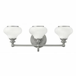 Brand new 🛒 Hinkley Lighting Hinkley Ainsley 3-Light Vanity Light In Brushed Nickel 😍