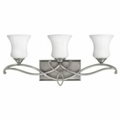 Brand new 🔔 Hinkley Lighting Hinkley Brooke 3-Light Vanity Light In Antique Nickel 🎉