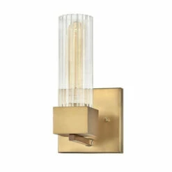 Best Pirce 😀 Hinkley Lighting Hinkley Xander 1-Light Vanity In Heritage Brass 🔔
