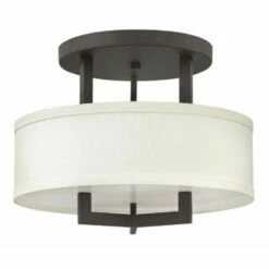 Cheap 🔥 Hinkley Lighting Hinkley Hampton LED Semi-Flush Mount In Buckeye Bronze ✔️