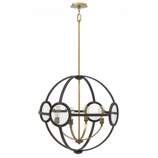 Best deal ❤️ Hinkley Lighting Hinkley Fulham 4-Light Chandelier In Buckeye Bronze 👍 1 Best deal ❤️ Hinkley Lighting Hinkley Fulham 4-Light Chandelier In Buckeye Bronze 👍