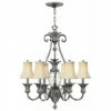 Flash Sale 🤩 Hinkley Lighting Hinkley Plantation 7-Light Chandelier In Polished Antique Nickel 🎁