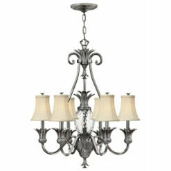 Flash Sale 🤩 Hinkley Lighting Hinkley Plantation 7-Light Chandelier In Polished Antique Nickel 🎁