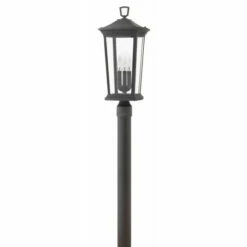 Hot Sale 🔔 Hinkley Lighting Hinkley Bromley 3-Light Outdoor Post Mount In Museum Black ❤️