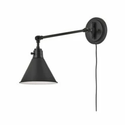 Outlet 🥰 Hinkley Lighting Hinkley Arti 1-Light Sconce In Black ✨ -Hinkley Lighting Sales unnamed file 716