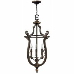 Budget 🧨 Hinkley Lighting Hinkley Plymouth 4-Light Chandelier In Olde Bronze 😀