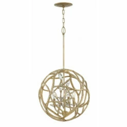 Flash Sale 😉 Hinkley Lighting Fredrick Ramond Eve 3-Light Chandelier In Champagne Gold 😉