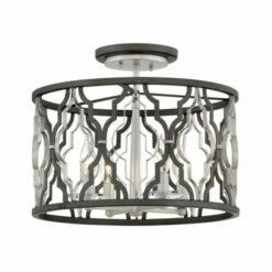 Best Pirce 👍 Hinkley Lighting Hinkley Portico 4-Light Semi-Flush Mount In Glacial Gold 🥰