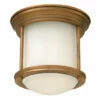 Discount 💯 Hinkley Lighting Hinkley Hadley 1-Light Flush Mount In Brushed Bronze 🥰