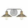 Discount ⌛ Hinkley Lighting Hinkley Rigby 2-Light Vanity Light In Antique Nickel 🌟