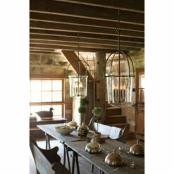 Cheapest 🔥 Hinkley Lighting Hinkley Clancy 4-Light Chandelier In Aged Zinc ✨