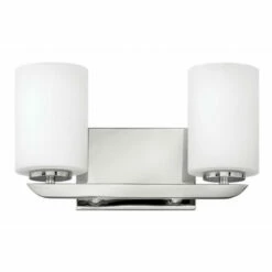 Brand new 🛒 Hinkley Lighting Hinkley Kyra 2-Light Vanity Light In Polished Nickel 😀