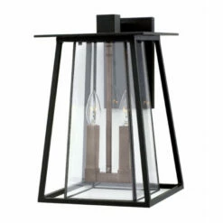 Buy 👍 Hinkley Lighting Hinkley Walker 2-Light Outdoor Wall Mount In Black 👍