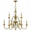 Hot Sale ❤️ Hinkley Lighting Hinkley Eleanor 9-Light Chandelier In Heritage Brass 🥰