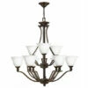Wholesale ⌛ Hinkley Lighting Hinkley Bolla 9-Light Chandelier In Olde Bronze With Opal 💯
