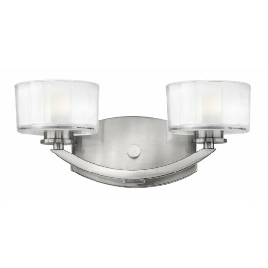 Best Sale ๐ Hinkley Lighting Hinkley Meridian 2-Light Vanity Light In Brushed Nickel ๐งจ 1 Best Sale ๐ Hinkley Lighting Hinkley Meridian 2-Light Vanity Light In Brushed Nickel ๐งจ