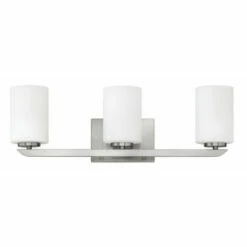 Top 10 🧨 Hinkley Lighting Hinkley Kyra 3-Light Vanity Light In Brushed Nickel 👏