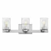 Discount ✨ Hinkley Lighting Hinkley Miley 3-Light Vanity Light In Chrome With Clear ✔️