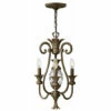 Buy 💯 Hinkley Lighting Hinkley Plantation 3-Light Chandelier In Pearl Bronze 🌟