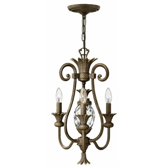 Buy 💯 Hinkley Lighting Hinkley Plantation 3-Light Chandelier In Pearl Bronze 🌟 1 Buy 💯 Hinkley Lighting Hinkley Plantation 3-Light Chandelier In Pearl Bronze 🌟