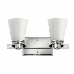 New 🎉 Hinkley Lighting Hinkley Avon 2-Light Vanity Light In Chrome ⌛