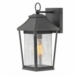 Flash Sale ⭐ Hinkley Lighting Hinkley Palmer 1-Light Outdoor Wall Mount In Museum Black 🎉