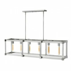 New ✨ Hinkley Lighting Fredrick Ramond Six Light Chelier Empire Polished Nickel - One Size 👏