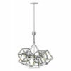Hot Sale 🎉 Hinkley Lighting Fredrick Ramond Ensemble 5-Light Chandelier In Polished Nickel ✨