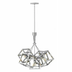 Hot Sale 🎉 Hinkley Lighting Fredrick Ramond Ensemble 5-Light Chandelier In Polished Nickel ✨
