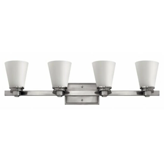 Best deal 🔔 Hinkley Lighting Hinkley Avon 4-Light Vanity Light In Brushed Nickel 🤩 1 Best deal 🔔 Hinkley Lighting Hinkley Avon 4-Light Vanity Light In Brushed Nickel 🤩