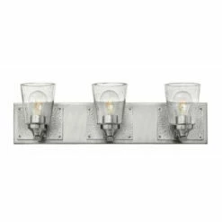 Cheap 🎁 Hinkley Lighting Hinkley Jackson 3-Light Vanity Light In Brushed Nickel 😍