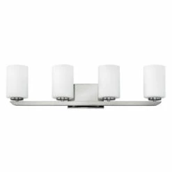 Cheap 👏 Hinkley Lighting Hinkley Kyra 4-Light Vanity Light In Polished Nickel 🎉