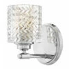 Budget 🧨 Hinkley Lighting Hinkley Elle 1-Light Sconce In Chrome 💯