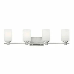 Best Pirce 🧨 Hinkley Lighting Hinkley Karlie 4-Light Vanity Light In Brushed Nickel 🎉