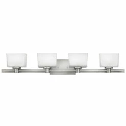 Best Pirce 🥰 Hinkley Lighting Hinkley Taylor 4-Light Vanity Light In Brushed Nickel 😍