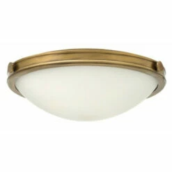 Flash Sale ✔️ Hinkley Lighting Hinkley Maxwell 3-Light Flush Mount In Heritage Brass 👍