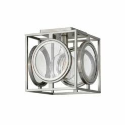 Deals 👍 Hinkley Lighting Hinkley Fulham 1-Light Flush Mount In Polished Antique Nickel 🛒