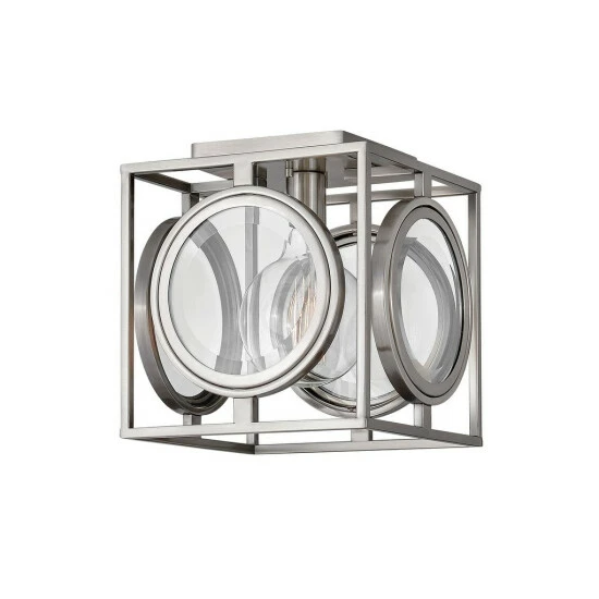 Deals 👍 Hinkley Lighting Hinkley Fulham 1-Light Flush Mount In Polished Antique Nickel 🛒 1 Deals 👍 Hinkley Lighting Hinkley Fulham 1-Light Flush Mount In Polished Antique Nickel 🛒