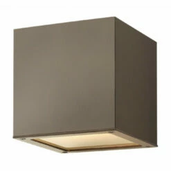Coupon 😀 Hinkley Lighting Hinkley Kube LED Outdoor Wall Mount In Bronze ⌛