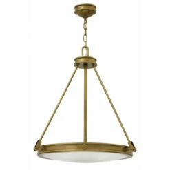 Cheapest 🔔 Hinkley Lighting Hinkley Collier 4-Light Chandelier In Heritage Brass 🌟