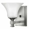 Flash Sale 😍 Hinkley Lighting Hinkley Abbie 1-Light Sconce In Brushed Nickel 🥰
