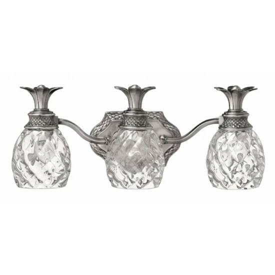 Best Sale โจ Hinkley Lighting Hinkley Plantation 3-Light Vanity Light In Polished Antique Nickel - Medium ๐ 1 Best Sale โจ Hinkley Lighting Hinkley Plantation 3-Light Vanity Light In Polished Antique Nickel - Medium ๐