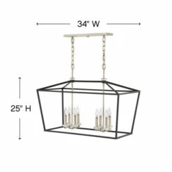 Promo 🤩 Hinkley Lighting Hinkley Stinson 8-Light Chandelier In Black - Large ⌛ -Hinkley Lighting Sales unnamed file 88