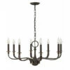 Best Sale 🛒 Hinkley Lighting Hinkley Rutherford 8-Light Chandelier In Oil Rubbed Bronze 🛒