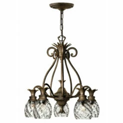 Top 10 🧨 Hinkley Lighting Hinkley Plantation 5-Light Chandelier In Pearl Bronze 🥰