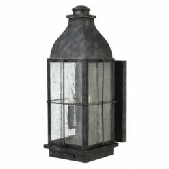 Best Sale 🤩 Hinkley Lighting Hinkley Bingham 3-Light Outdoor Wall Mount In Greystone 🌟