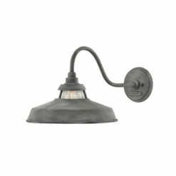 Best reviews of ⭐ Hinkley Lighting Hinkley Troyer 1-Light Outdoor Wall Mount Lantern In Aged Zinc 👍